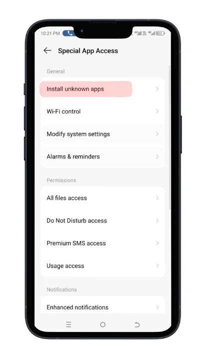 Install unknown resource